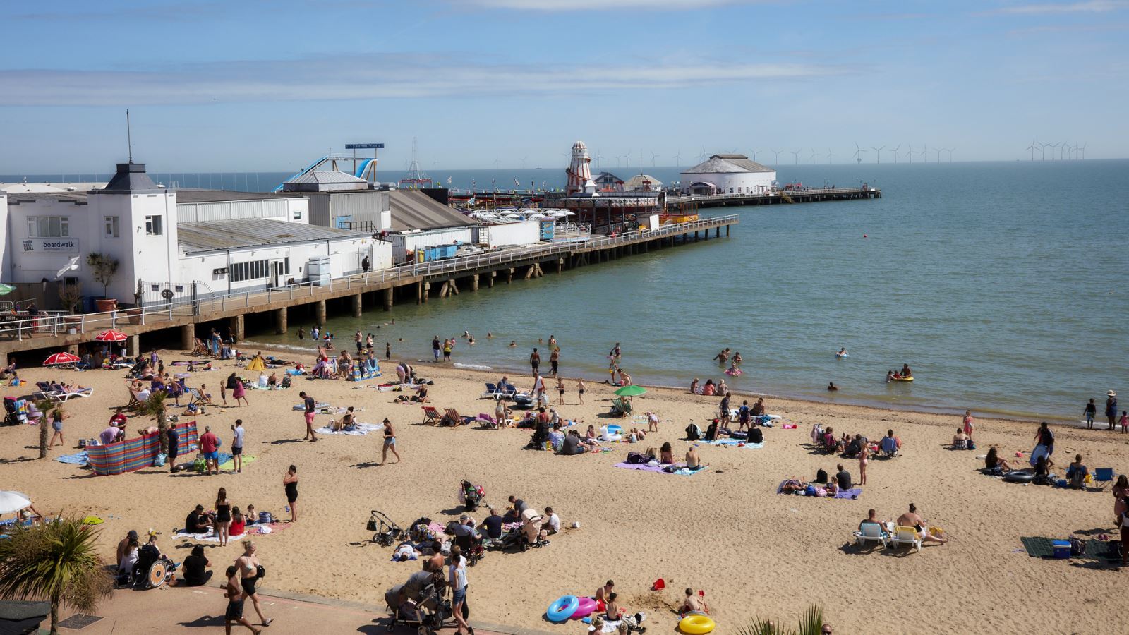 Clacton Beach in Essex