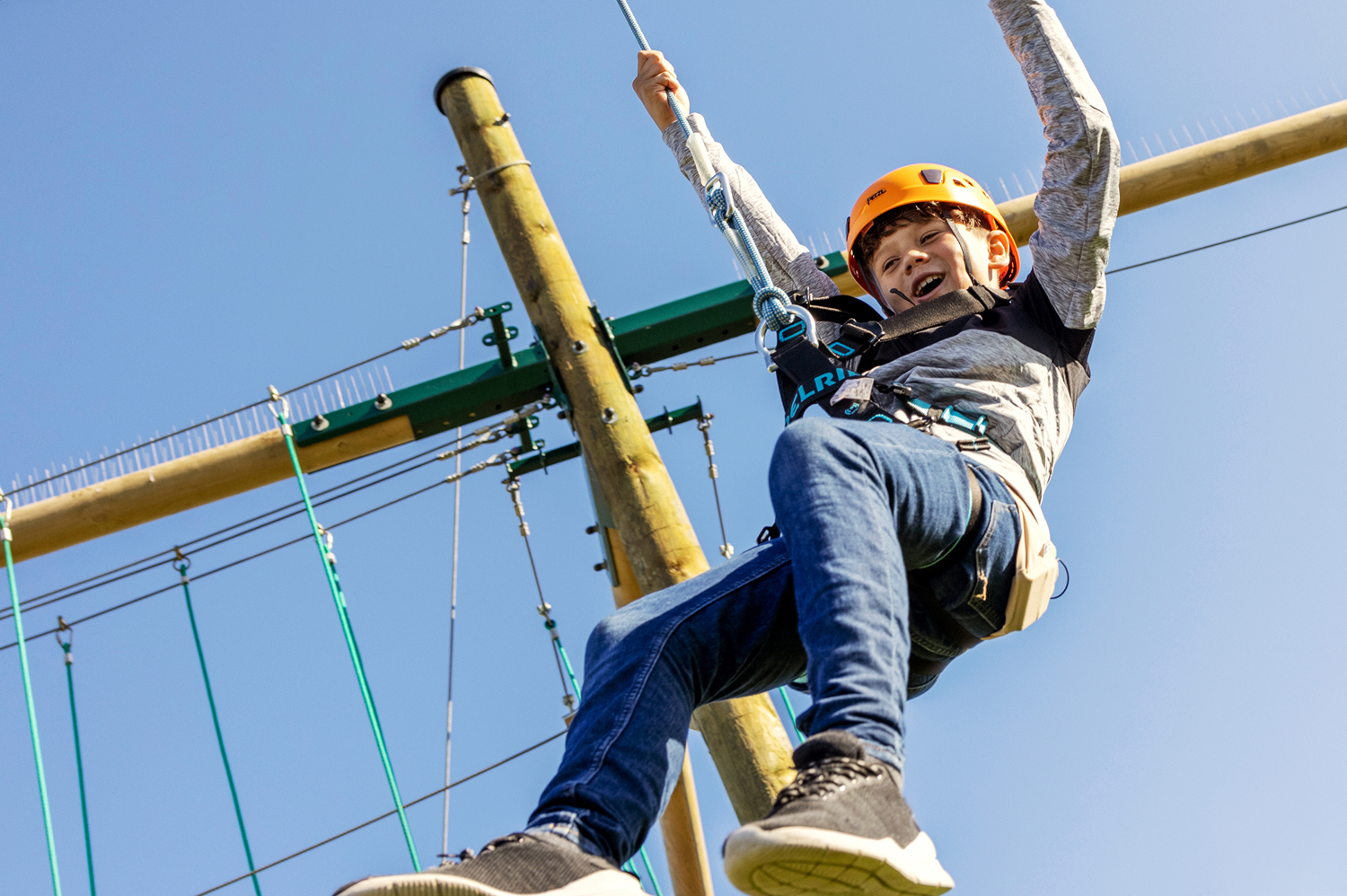 High ropes at Highfield Grange Holiday Park